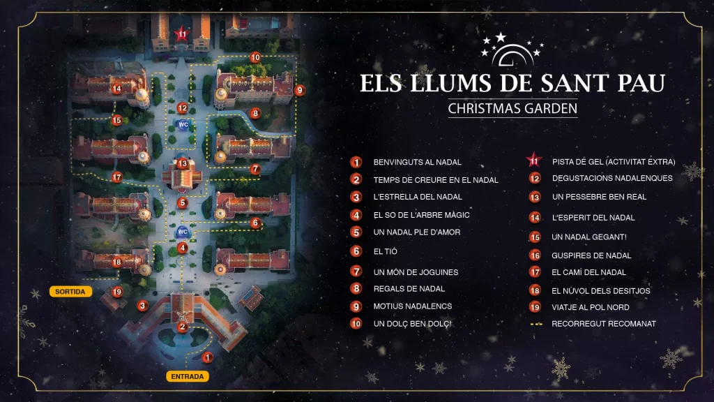 Llums de Sant Pau Map