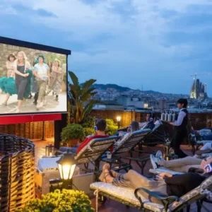 Outdoor Cinema on the Terrace of the Palace Hotel