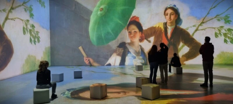 immersive Goya exhibition Barcelona