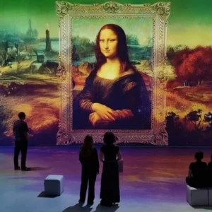 Leonardo vs Michelangelo immersive exhibition