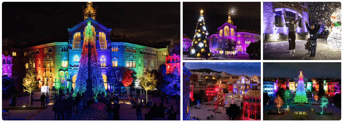 Lights of Sant Pau Christmas Garden