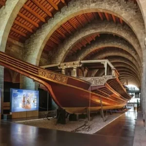 ship at the Barcelona Maritime Museum
