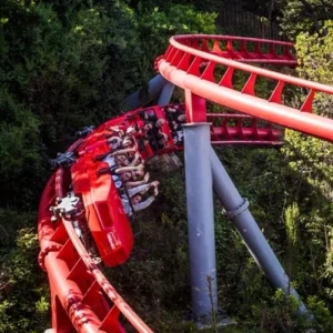 Tibidabo Amusement Park roller coaster