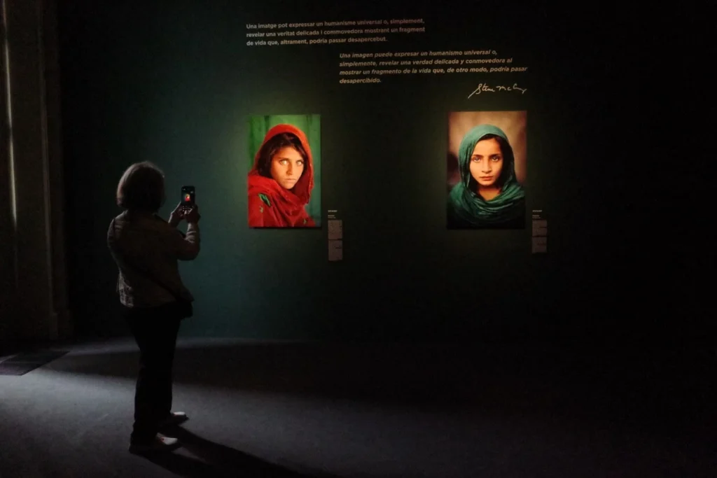 Steve McCurry exhibition at Palau Martorell in Barcelona